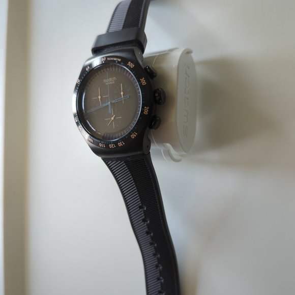 NEW Swatch Irony Blue in Dark Chronograph Men Watch YOB103 - Picture 5 of 12